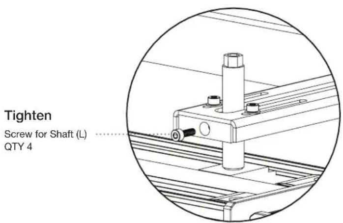 Tighten Screw for Shaft (L) QTY 4