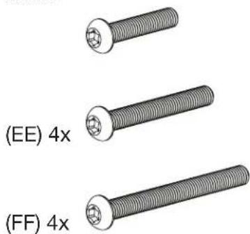 (EE) 4x (FF) 4x