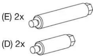(E) 2x (D) 2x
