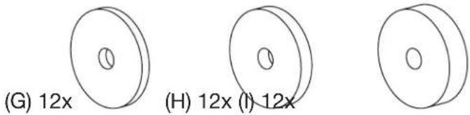(G) 12x (H) 12x (I) 12x