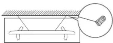 SAMSUNG UA43T6003AK - Preventing the TV from falling - 2