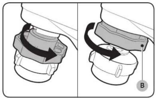SAMSUNG WA13B5251BY - STEP 2 Adjust the levelling feet - 2
