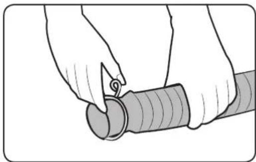 SAMSUNG WA11B5251WW - STEP 4 Position the drain hose - 1