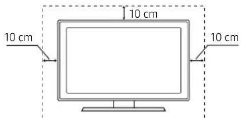 SAMSUNG UA78KS9800R - Providing proper ventilation for your TV - 1
