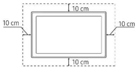 SAMSUNG UA78KS9800R - Providing proper ventilation for your TV - 2
