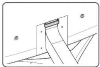 SAMSUNG UA78KS9800R - Arranging the cables with the Cable guide - 1