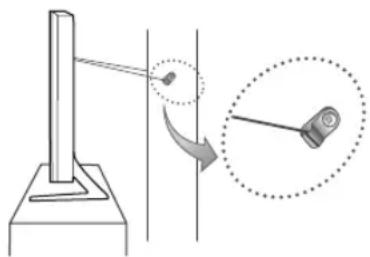 SAMSUNG UA78KS9800R - Preventing the TV from falling - 2