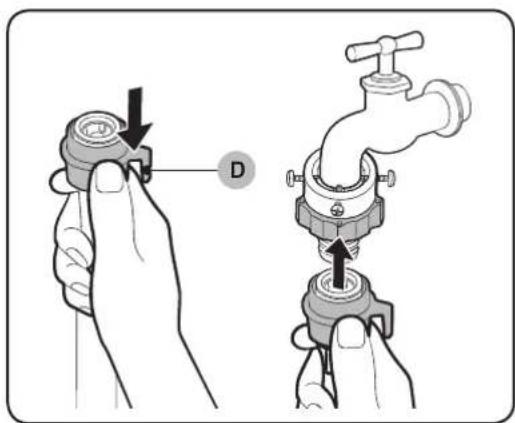 SAMSUNG WA10B5251BY - STEP 3 Connect the water hose - 5