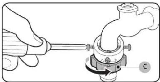 SAMSUNG WA10B5251BY - STEP 3 Connect the water hose - 4