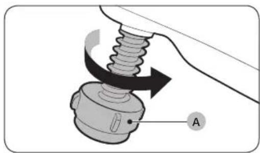 SAMSUNG WA15CK5745BD - STEP 2 Adjust the levelling feet - 1