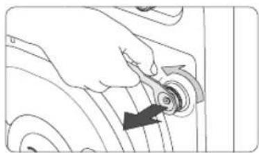 SAMSUNG WW10H8420EWH - STEP 2 – Remove the shipping bolts - 1