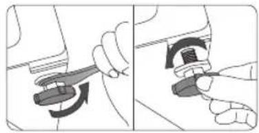 SAMSUNG WW10H8420EWH - STEP 3 - Adjust the levelling feet - 1