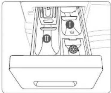 SAMSUNG WW10H8420EWH - Detergent drawer guidelines - 1
