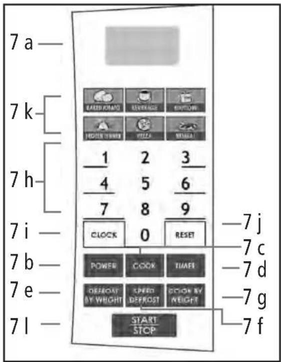 Salton MW-2046 - DESCRIPTION OF PARTS - 2
