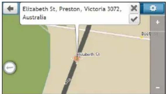 NAVMAN MY Truck III - How do I preview the destination on map? - 2