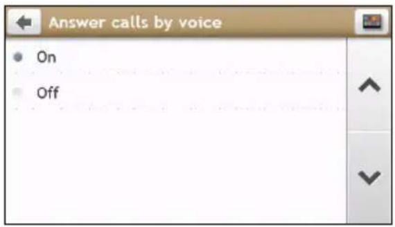 NAVMAN MY Truck III - Answer calls by voice - 2