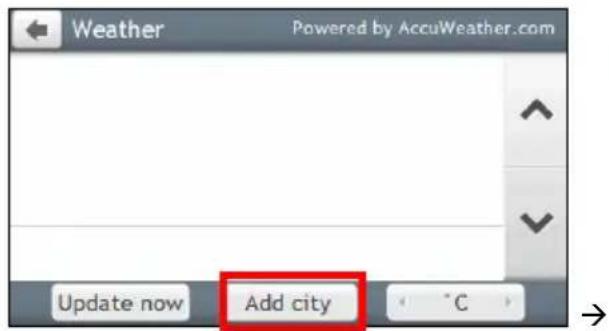 NAVMAN MY Truck III - How do I receive weather information using NAVMAN CONNECT? - 1