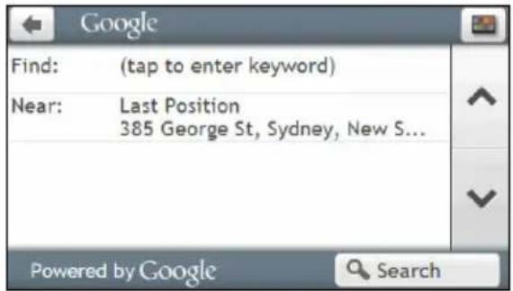 NAVMAN MY Truck III - How do I search for a POI using Google Local Search? - 1