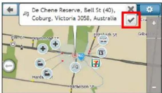 NAVMAN MY Truck III - How do I preview the destination on map? - 3