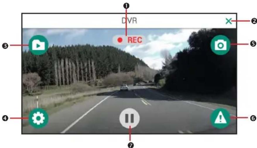 NAVMAN MiCam Truck - The dashcam view - 1