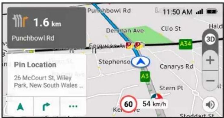 NAVMAN MiCam Truck - Marking locations with map pins - 1