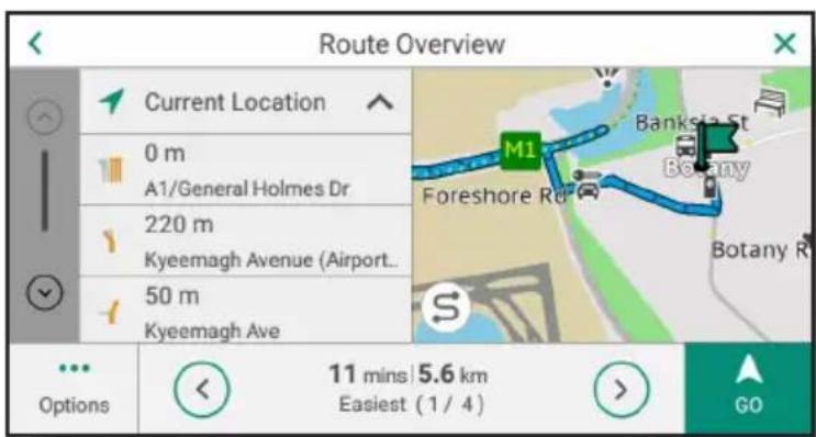NAVMAN MiCam Truck - Planning a new route - 1
