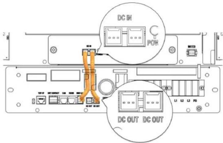 APC LIBATTSMGGIEC - Remove the DC power wire harness. - 1