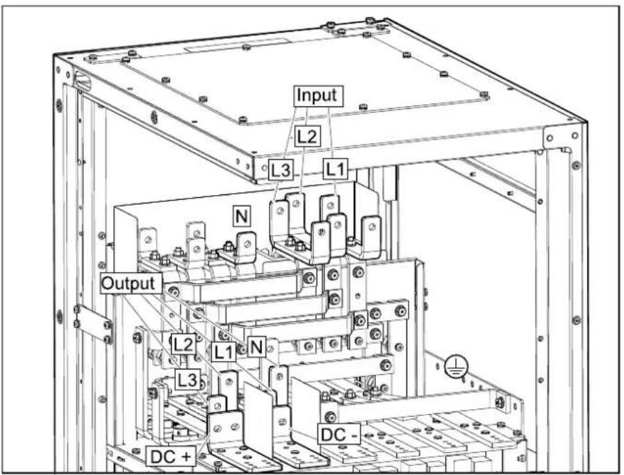 APC SP3OPT003 - Connect the Power Cables for the UPS with Four Internal Switches - 3