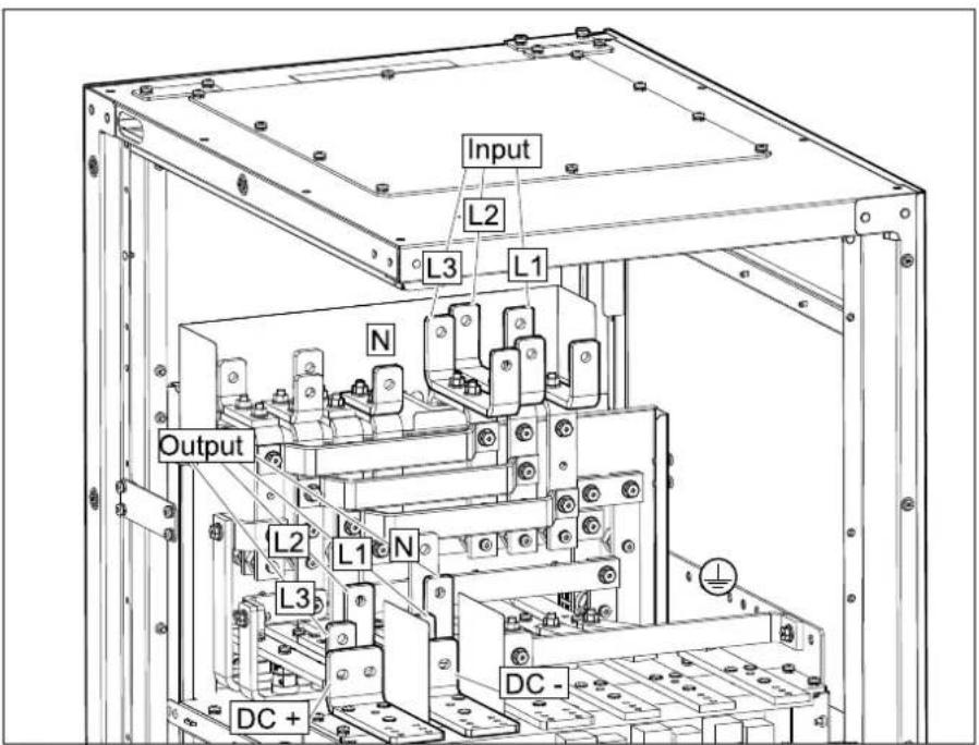 APC SP3OPT002 - Connect the Power Cables for the UPS with Four Internal Switches - 3