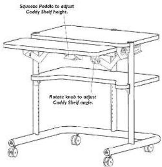 Anthro AdjustaCart - Adjusting your Caddy Shelf Height - 1