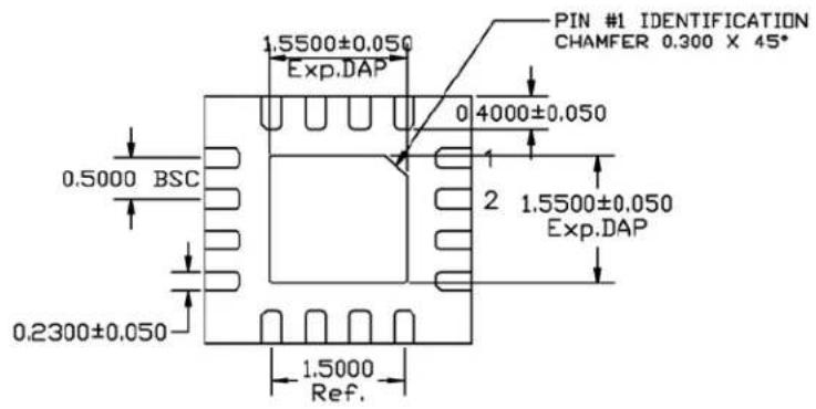 Microchip SY84782U - Package Information and Recommended Land Pattern ^(10) - 2