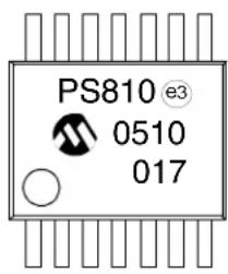 Microchip PS810 - Packaging Marking Information - 2