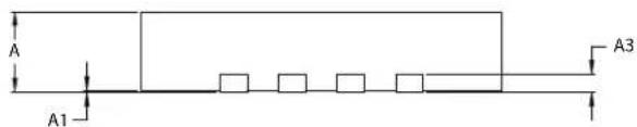 Microchip PS810 - 16-Lead Plastic Quad Flat No Lead Package (ML) 4x4x0.9 mm Body (QFN) – Saw Singulated - 3
