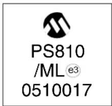 Microchip PS810 - Packaging Marking Information - 4