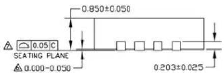 Microchip SY56023R - Package Information ^(1) - 4