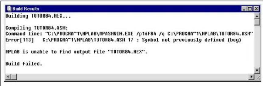 Microchip PIC16C62A - Assembling the Source File - 1