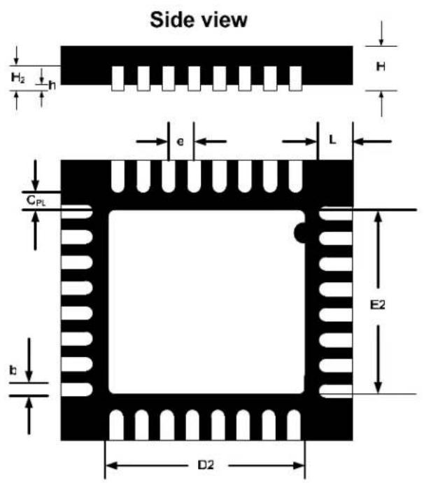 Microchip MICRF505 - Package Information MICRF505YML - 1