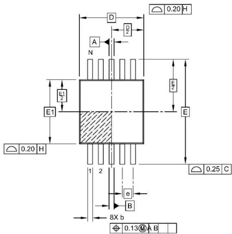 Microchip MCP33121D-05 - 10-Lead Plastic Micro Small Outline Package (MS) [MSOP] - 1
