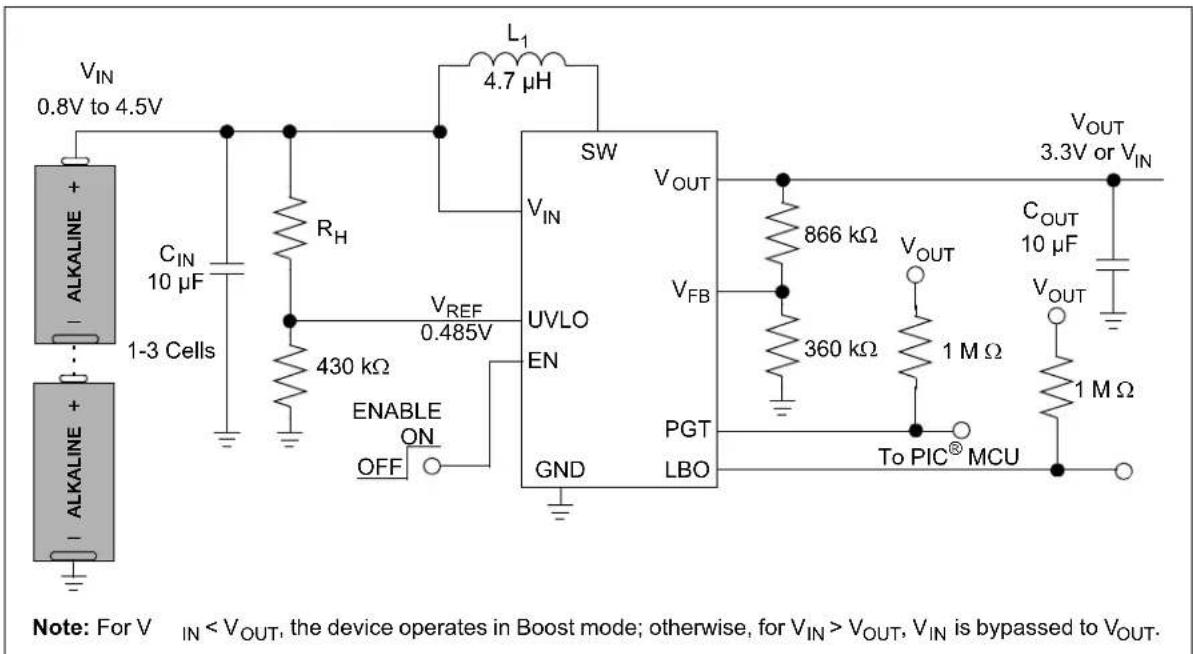 Microchip MCP16413 - APPLICATION CIRCUIT EXAMPLES - 2