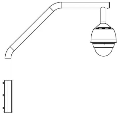 BOSCH AutoDome VG5-162 - Installing the VG4-A-9230 Roof Parapet Mount - 1