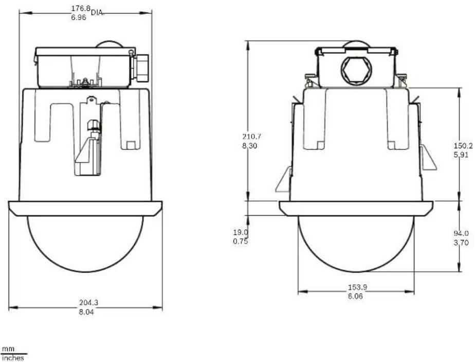 BOSCH AutoDome VG5-162 - Dimensions - 1
