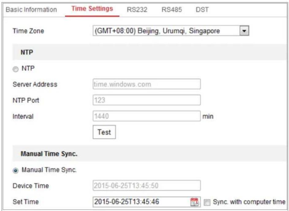 Hikvision DS-2CD5565G0-I - Steps: - 1