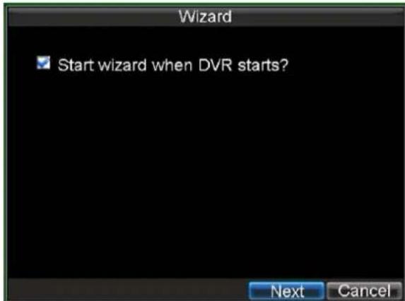 Hikvision DS-9104HFI-S - Using the Setup Wizard - 1