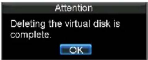 Hikvision DS-9104HFI-S - To delete a virtual disk: - 3