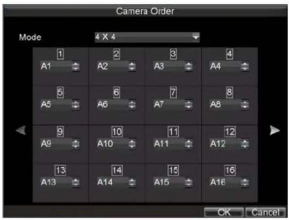 Hikvision DS-9104HFI-S - Setting Camera Order - 1