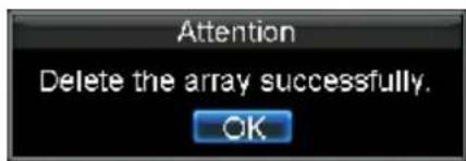 Hikvision DS-9104HFI-S - To delete an array: - 3