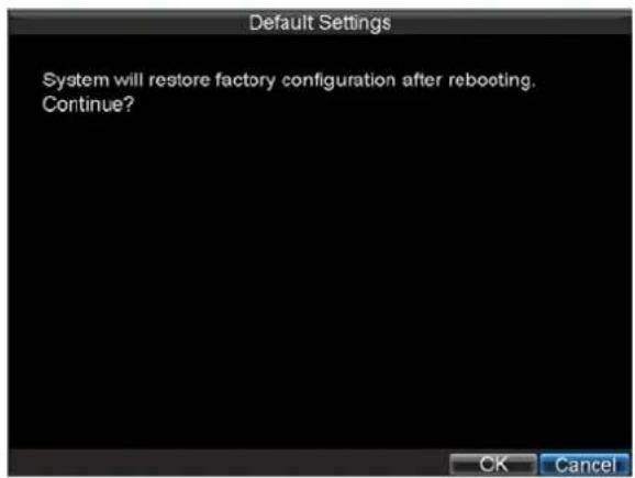Hikvision DS-9104HFI-S - Restoring Default Settings - 1