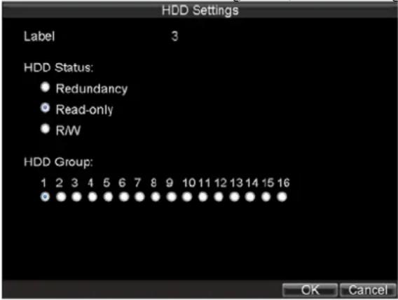 Hikvision DS-9104HFI-S - Setting HDD to Read-Only - 1