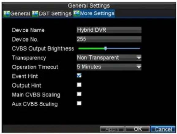Hikvision DS-9104HFI-S - Configuring Advanced Settings - 1