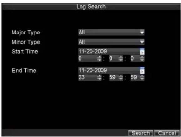 Hikvision DS-9104HFI-S - Viewing System Logs - 1